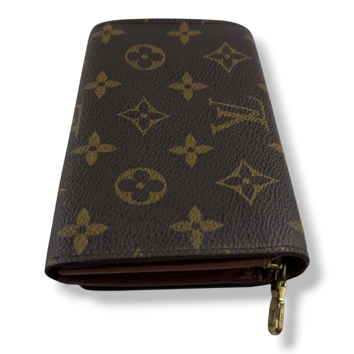 Louis Vuitton Vintage Brown Monogram Zippy Clip Purse 7727 - Lux Central