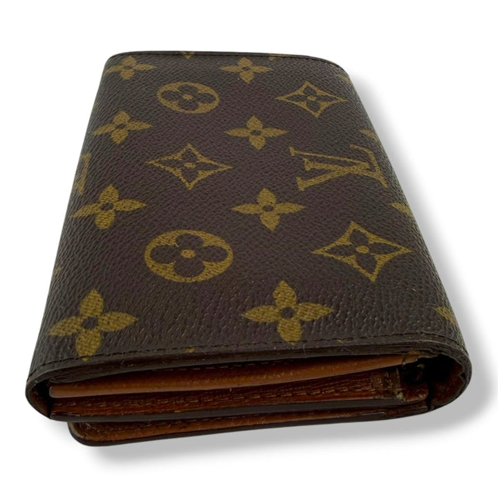 Louis Vuitton Vintage Brown Monogram Zippy Clip Purse 7769 - Lux Central