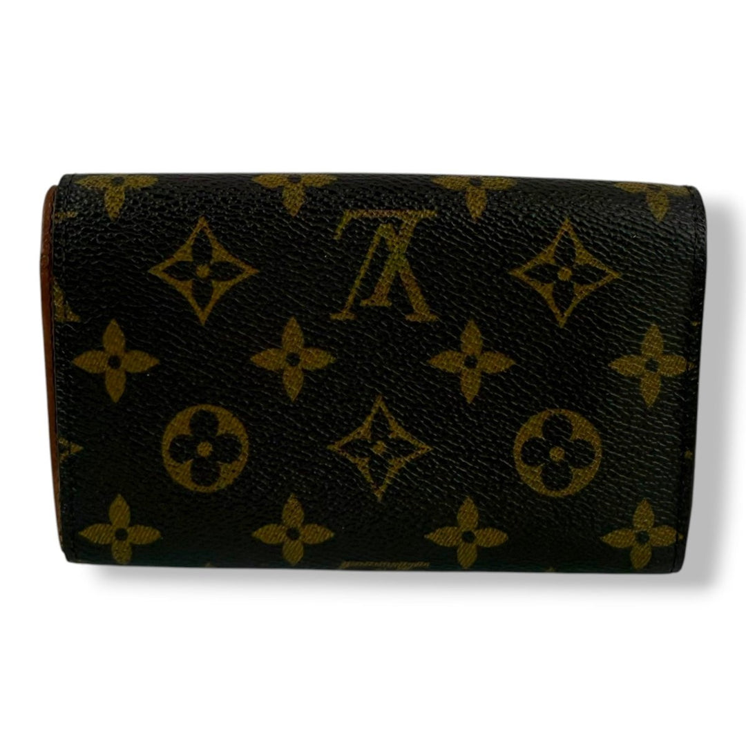 Louis Vuitton Vintage Brown Monogram Zippy Clip Purse 7769 - Lux Central