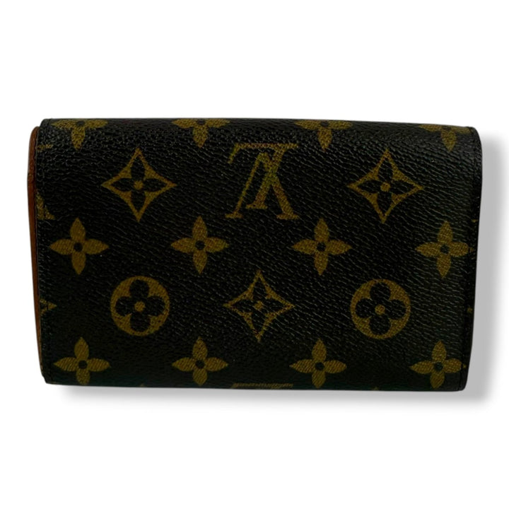 Louis Vuitton Vintage Brown Monogram Zippy Clip Purse 7769 - Lux Central