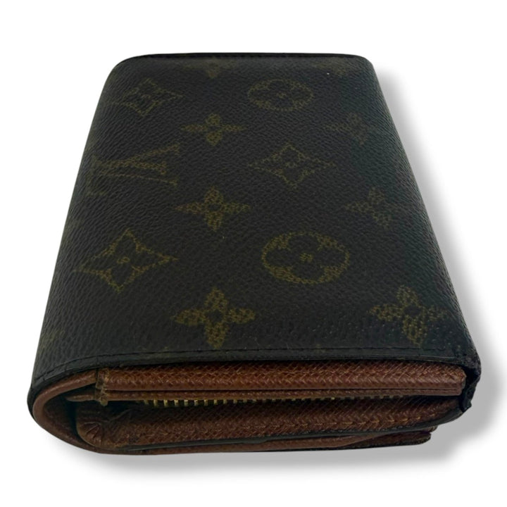 Louis Vuitton Vintage Brown Monogram Zippy Clip Purse 7778 - Lux Central