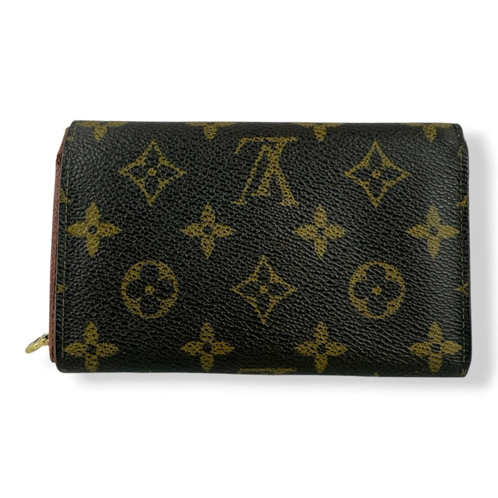Louis Vuitton Vintage Brown Monogram Zippy Clip Purse - Lux Central