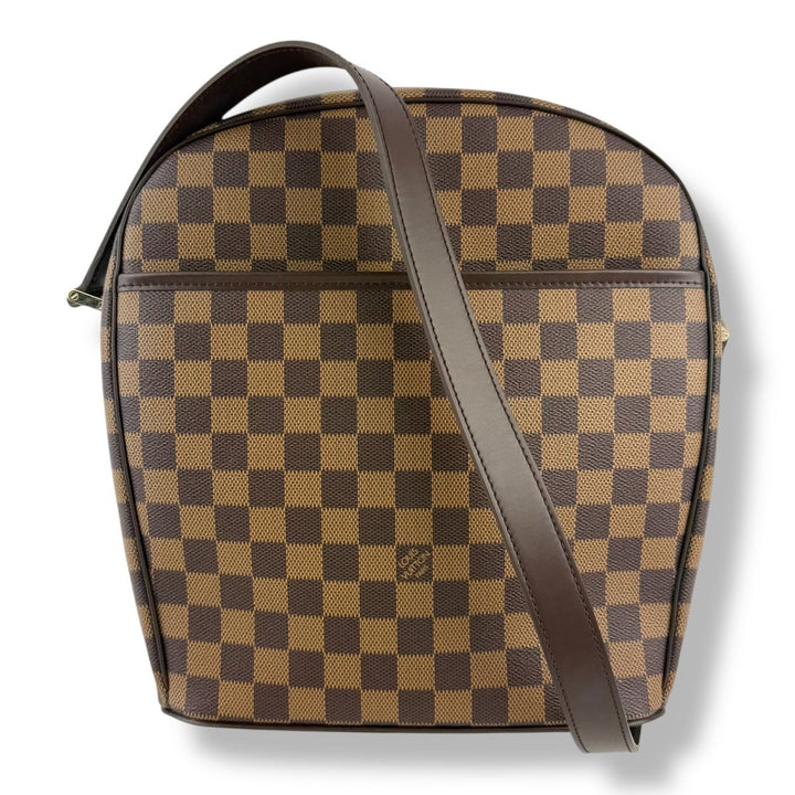 Louis Vuitton Vintage Damier Ebene Ipanema GM Shoulder Bag - Lux Central