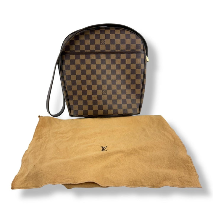 Louis Vuitton Vintage Damier Ebene Ipanema GM Shoulder Bag - Lux Central