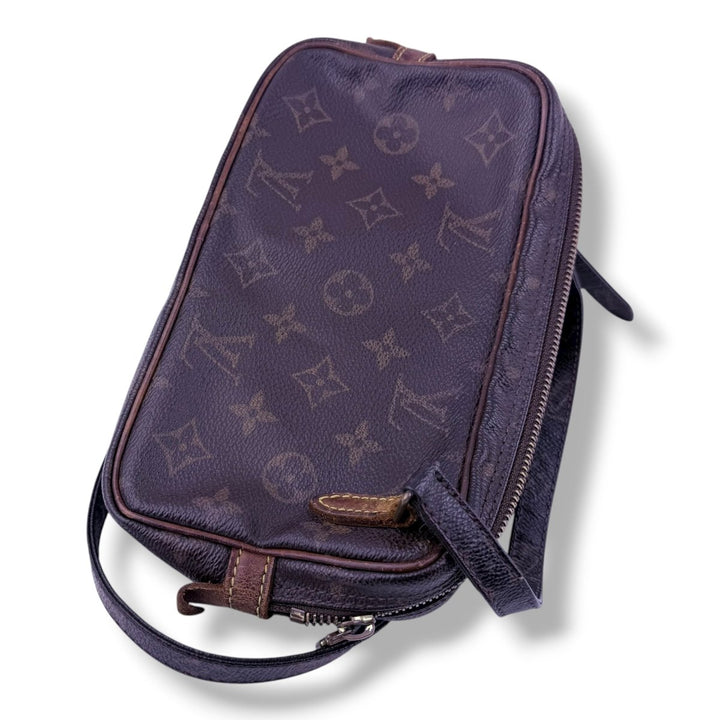 Louis Vuitton Vintage Marly Brown Monogram Messenger Handbag - Lux Central