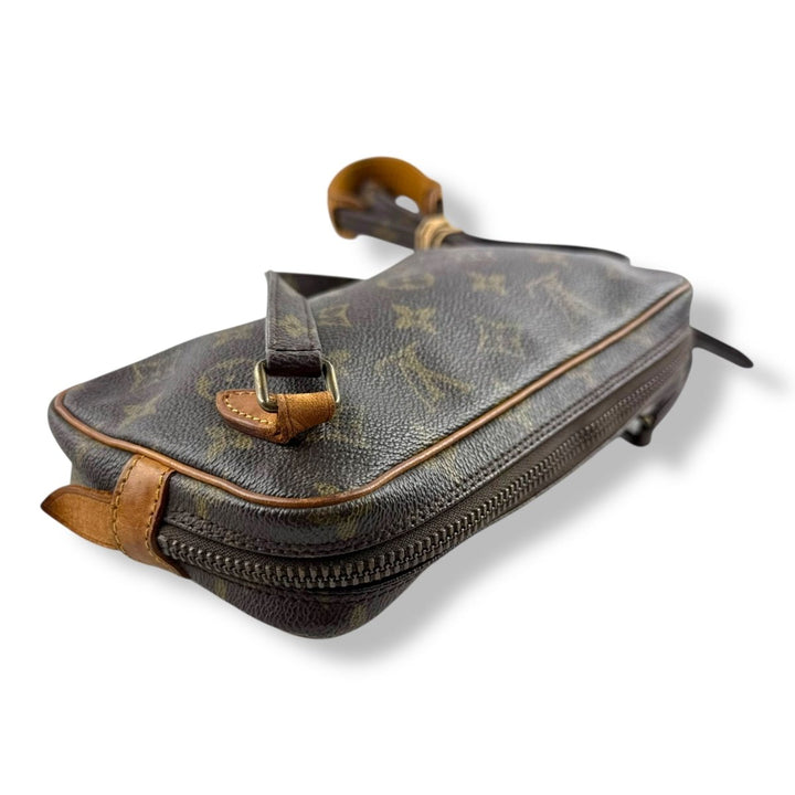 Louis Vuitton Vintage Marly Brown Monogram Messenger Handbag - Lux Central