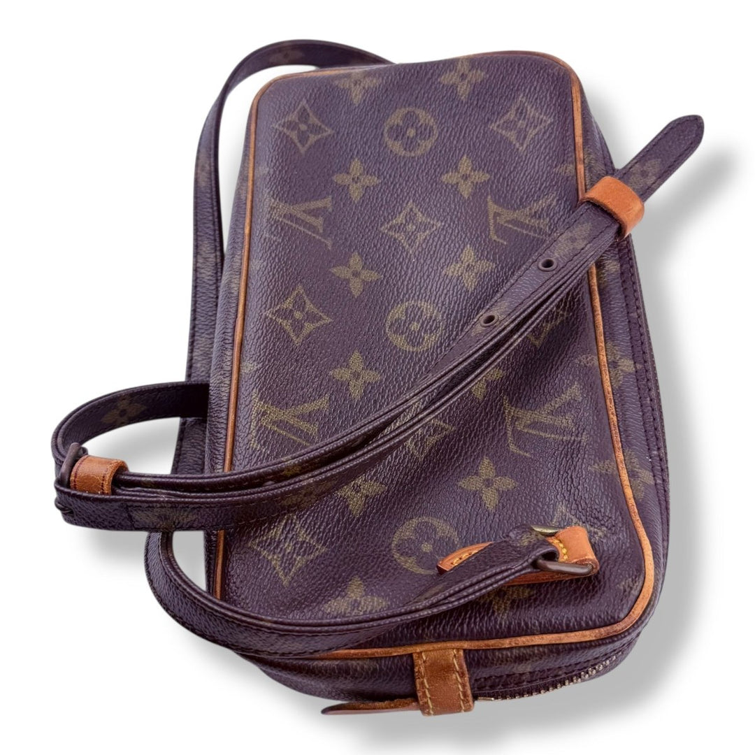 Louis Vuitton Vintage Marly Brown Monogram Messenger Handbag - Lux Central