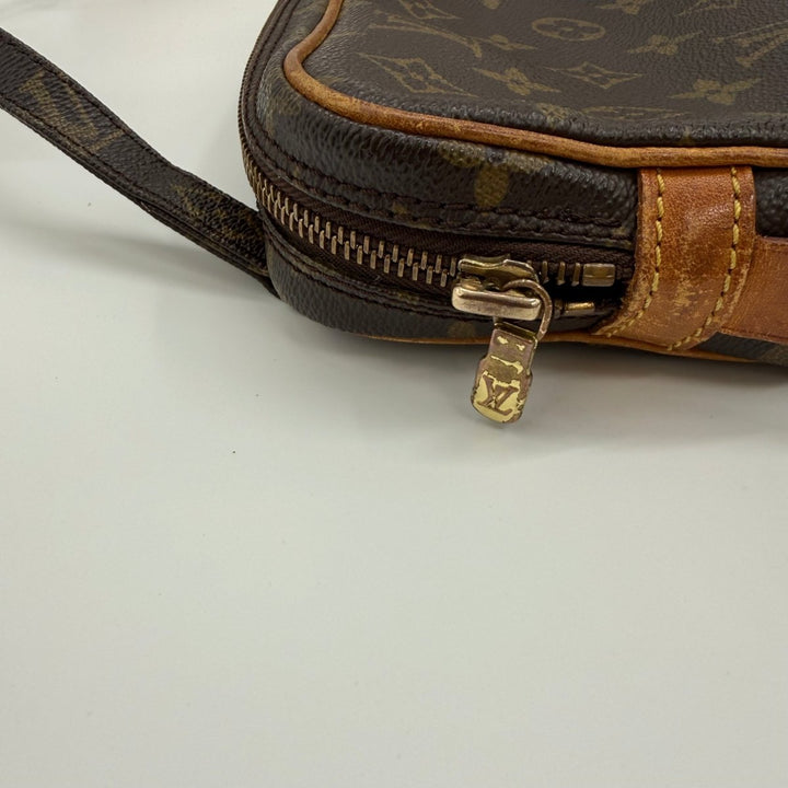Louis Vuitton Vintage Marly Brown Monogram Messenger Handbag - Lux Central