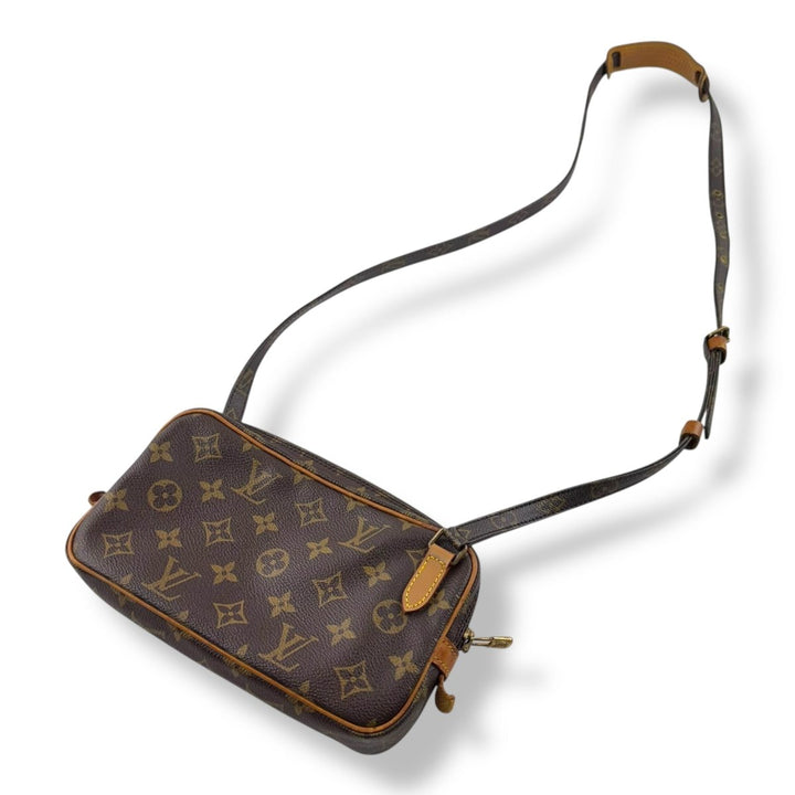 Louis Vuitton Vintage Marly Brown Monogram Messenger Handbag - Lux Central