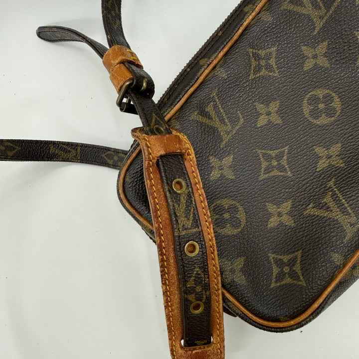Louis Vuitton Vintage Marly Brown Monogram Messenger Handbag - Lux Central