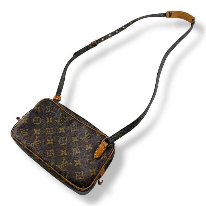 Louis Vuitton Vintage Marly Brown Monogram Messenger Handbag - Lux Central