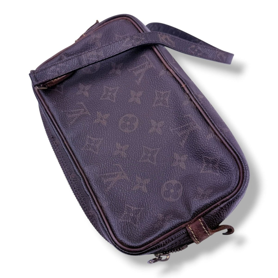 Louis Vuitton Vintage Marly Brown Monogram Messenger Handbag - Lux Central