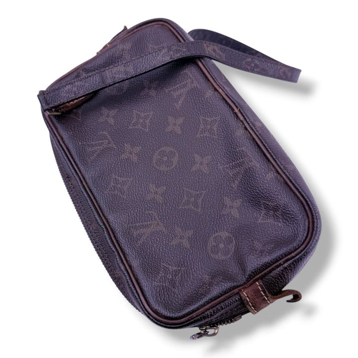 Louis Vuitton Vintage Marly Brown Monogram Messenger Handbag - Lux Central