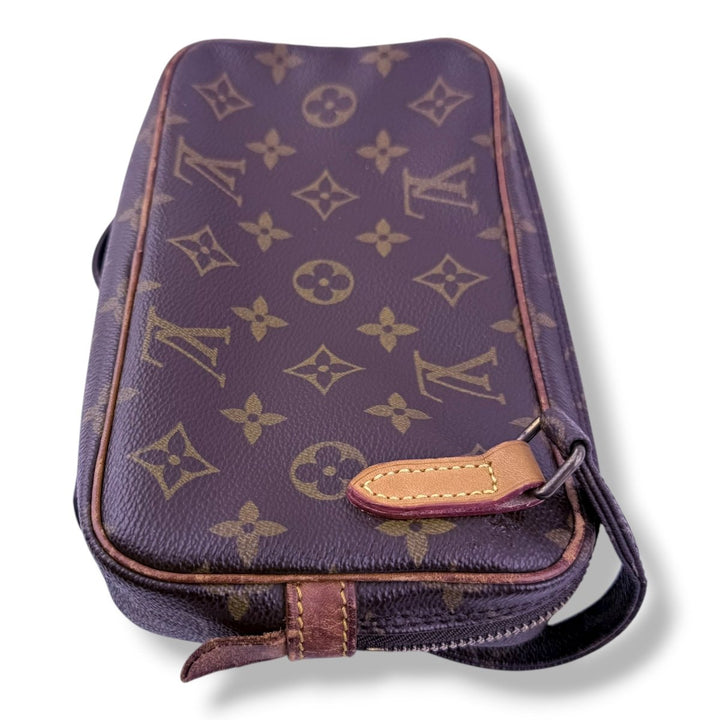 Louis Vuitton Vintage Marly Brown Monogram Messenger Handbag - Lux Central