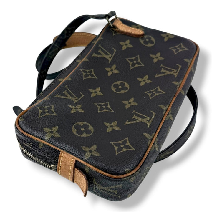Louis Vuitton Vintage Marly Brown Monogram Messenger Handbag - Lux Central