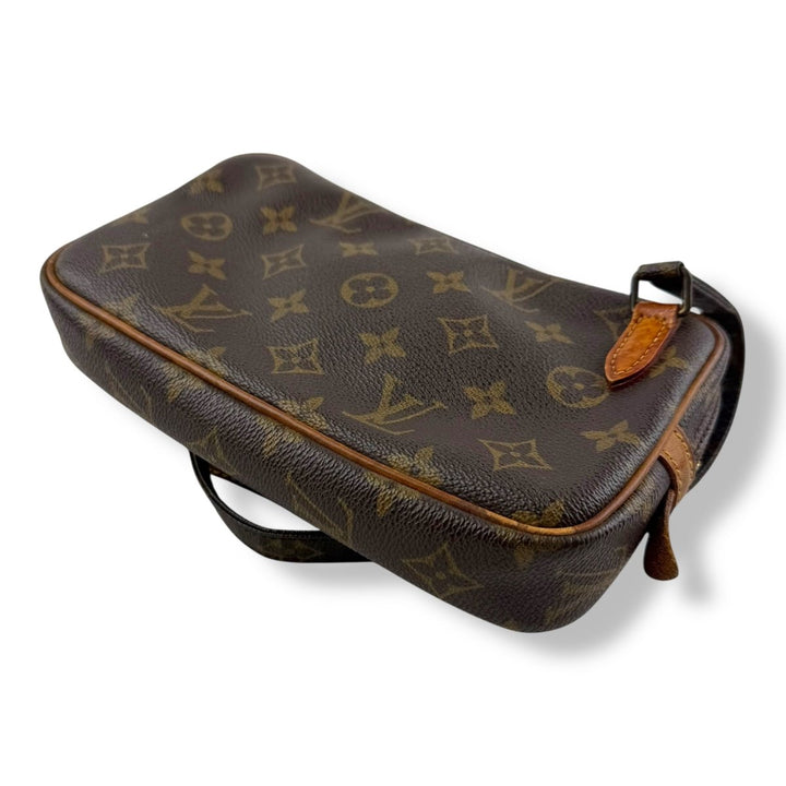 Louis Vuitton Vintage Marly Brown Monogram Messenger Handbag - Lux Central