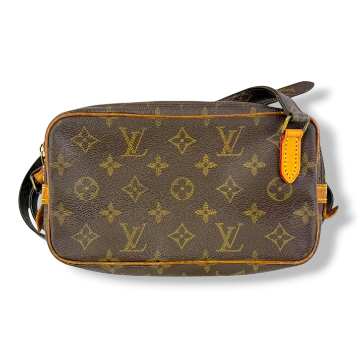 Louis Vuitton Vintage Marly Brown Monogram Messenger Handbag - Lux Central