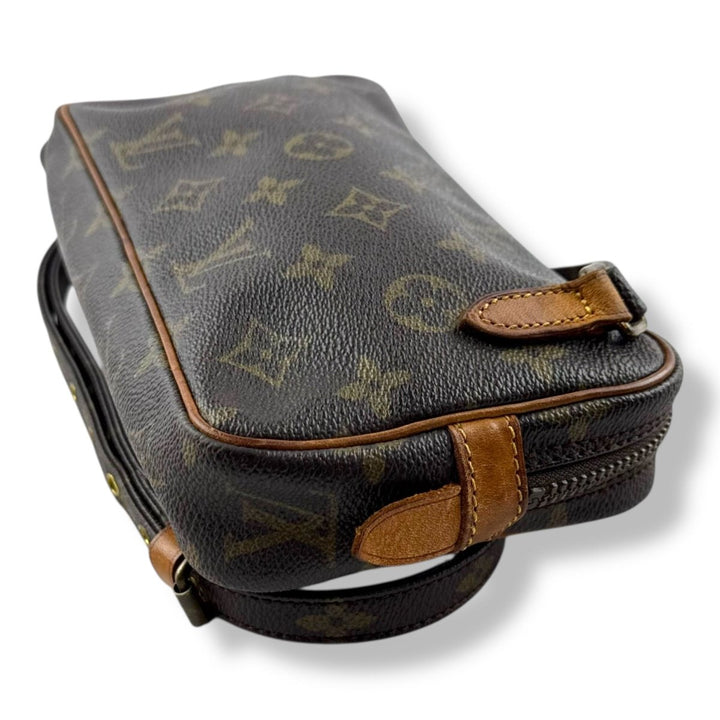 Louis Vuitton Vintage Marly Brown Monogram Messenger Handbag - Lux Central
