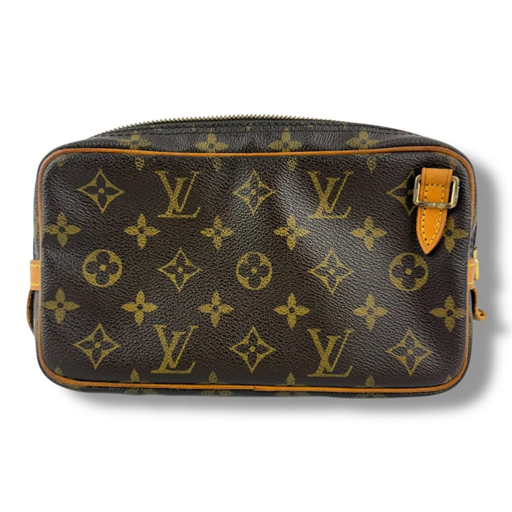 Louis Vuitton Vintage Marly Brown Monogram Pouch - Lux Central
