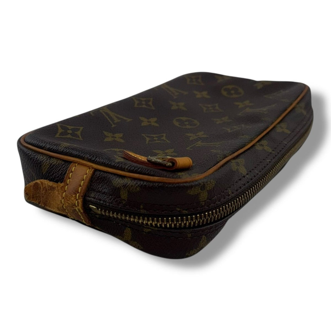 Louis Vuitton Vintage Marly Brown Monogram Pouch - Lux Central