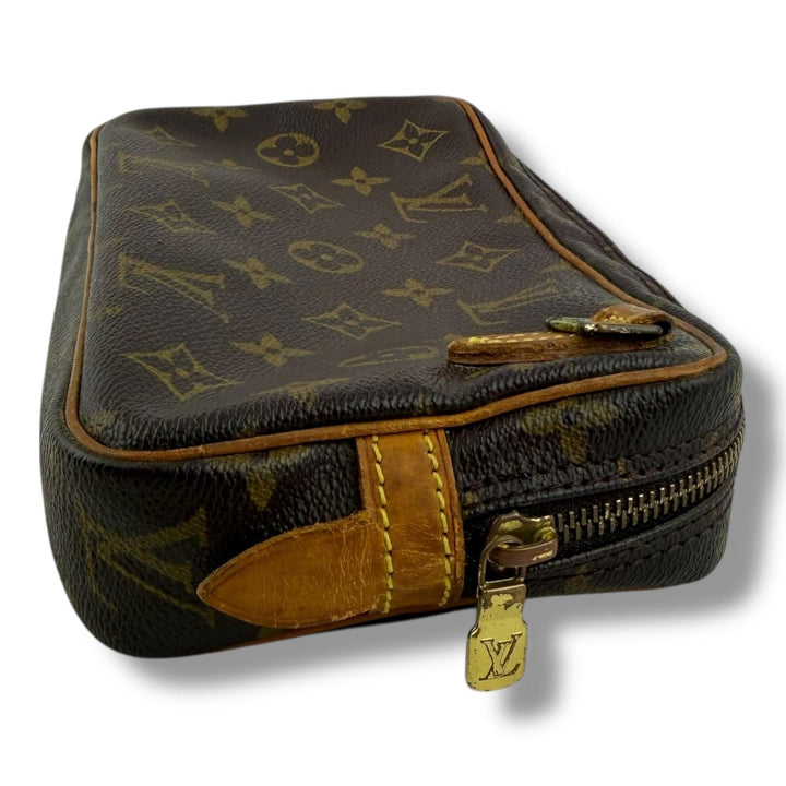 Louis Vuitton Vintage Marly Brown Monogram Pouch - Lux Central