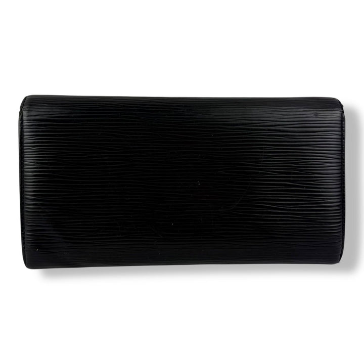 Louis Vuitton Vintage Sarah Black Epi Leather Femme Wallet - Lux Central