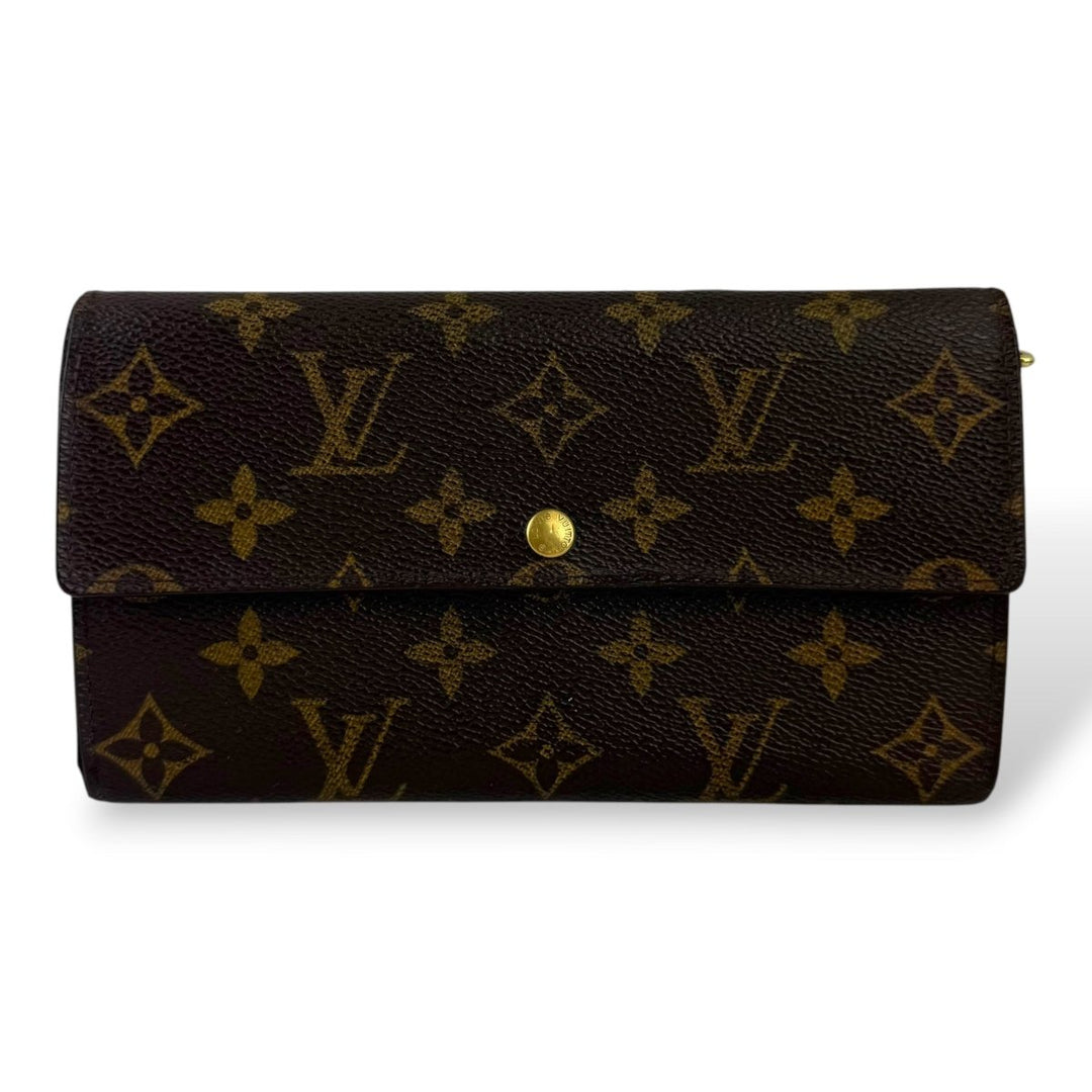 Louis Vuitton Vintage Sarah Brown Monogram Femme Wallet - Lux Central