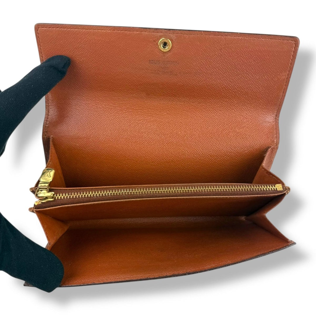 Louis Vuitton Vintage Sarah Brown Monogram Femme Wallet - Lux Central