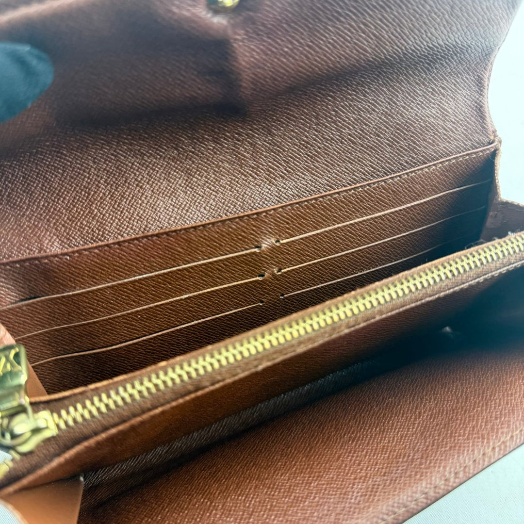Louis Vuitton Vintage Sarah Brown Monogram Femme Wallet - Lux Central