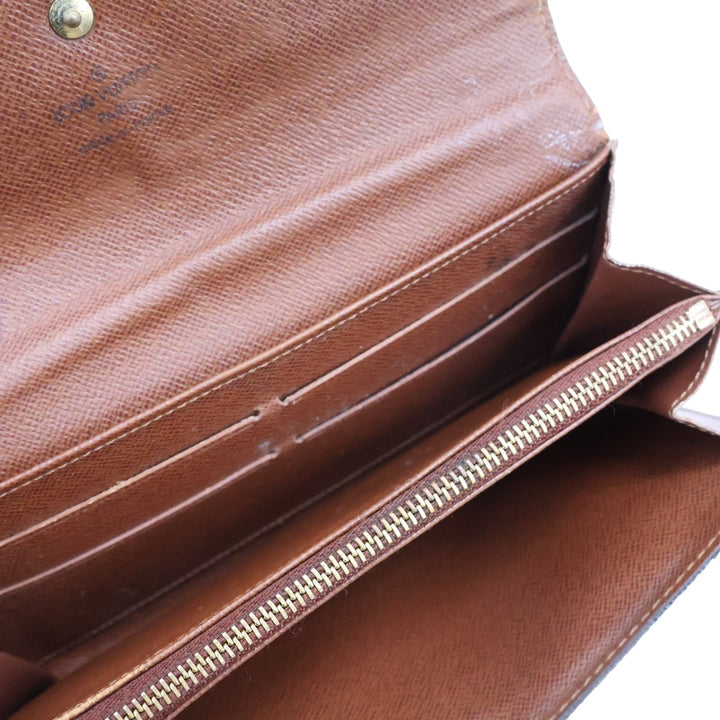 Louis Vuitton Vintage Sarah Brown Monogram Femme Wallet - Lux Central