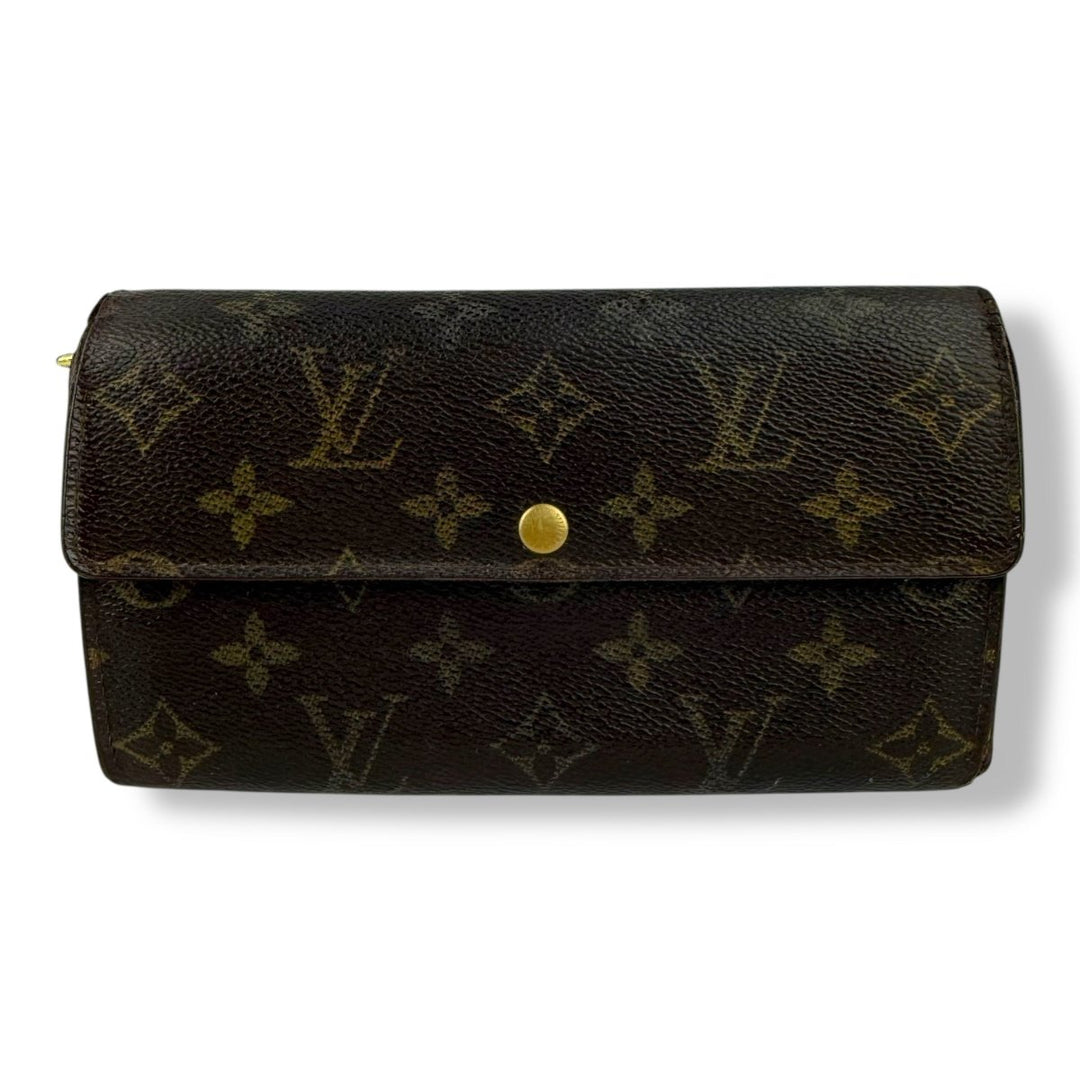 Louis Vuitton Vintage Sarah Brown Monogram Femme Wallet - Lux Central
