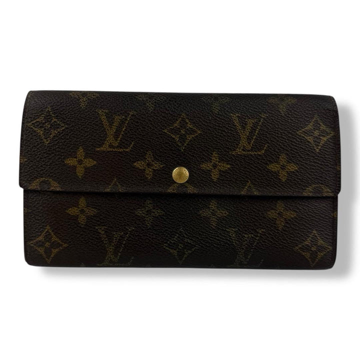 Louis Vuitton Vintage Sarah Brown Monogram Femme Wallet 7718 - Lux Central