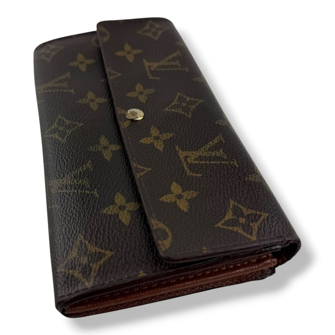 Louis Vuitton Vintage Sarah Brown Monogram Femme Wallet 7721 - Lux Central