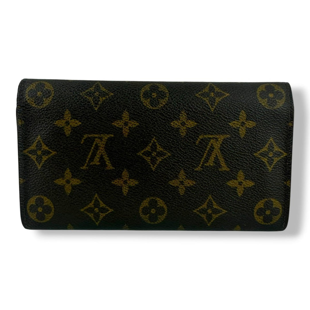 Louis Vuitton Vintage Sarah Brown Monogram Femme Wallet 7766 - Lux Central
