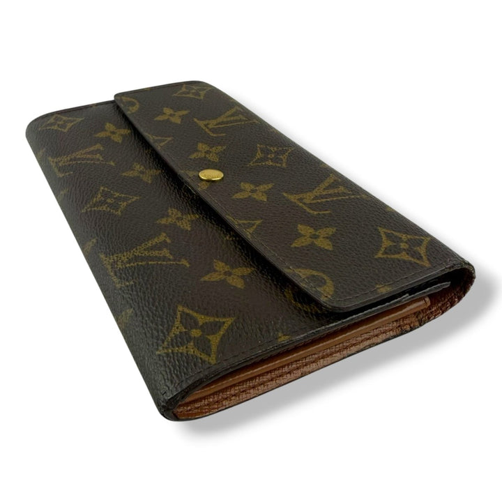Louis Vuitton Vintage Sarah Brown Monogram Femme Wallet 7766 - Lux Central