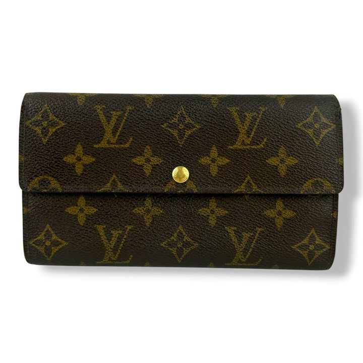 Louis Vuitton Vintage Sarah Brown Monogram Femme Wallet 7766 - Lux Central
