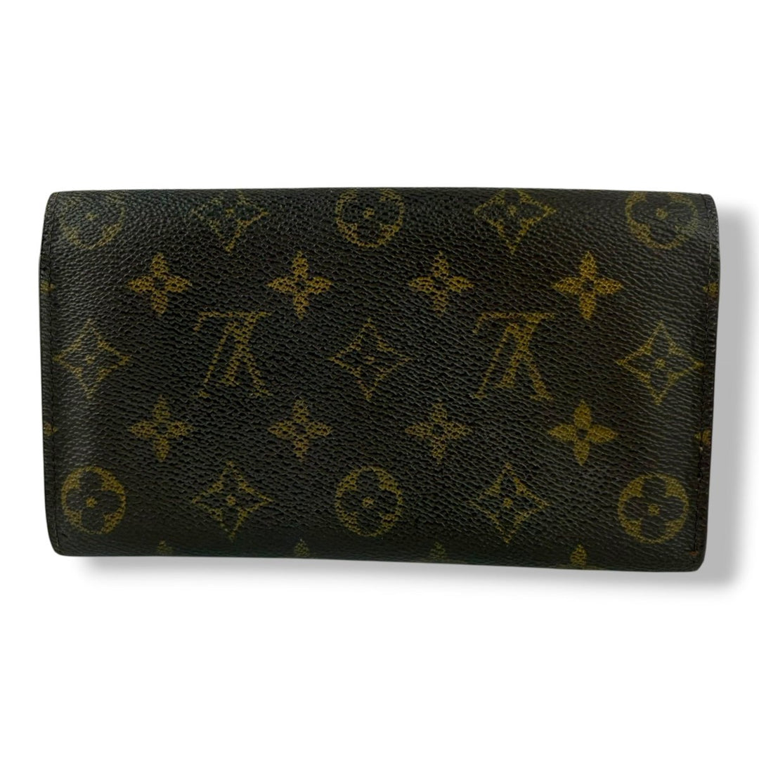 Louis Vuitton Vintage Sarah Brown Monogram Femme Wallet 7767 - Lux Central