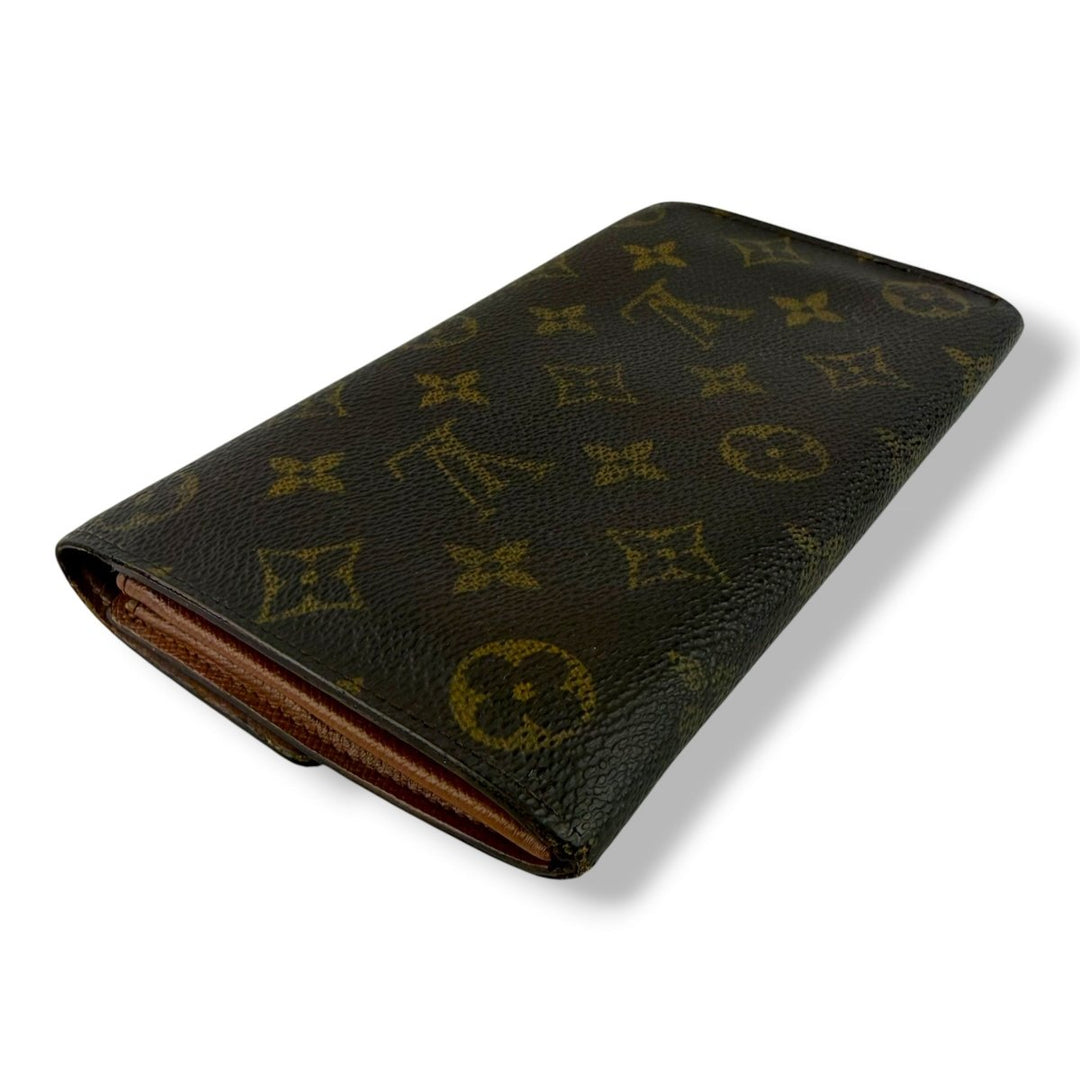 Louis Vuitton Vintage Sarah Brown Monogram Femme Wallet 7767 - Lux Central