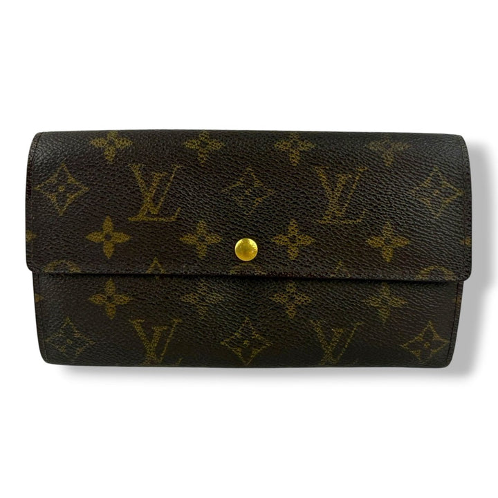 Louis Vuitton Vintage Sarah Brown Monogram Femme Wallet 7767 - Lux Central