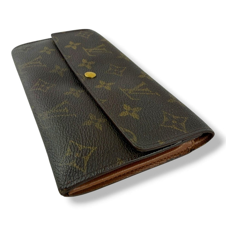 Louis Vuitton Vintage Sarah Brown Monogram Femme Wallet 7767 - Lux Central