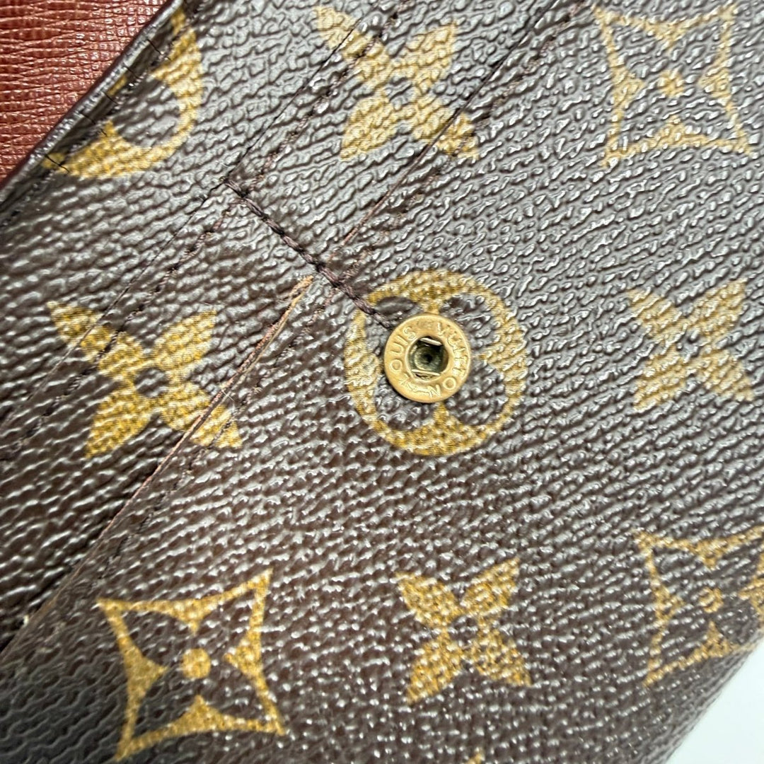Louis Vuitton Vintage Sarah Brown Monogram Femme Wallet 8328 - Lux Central