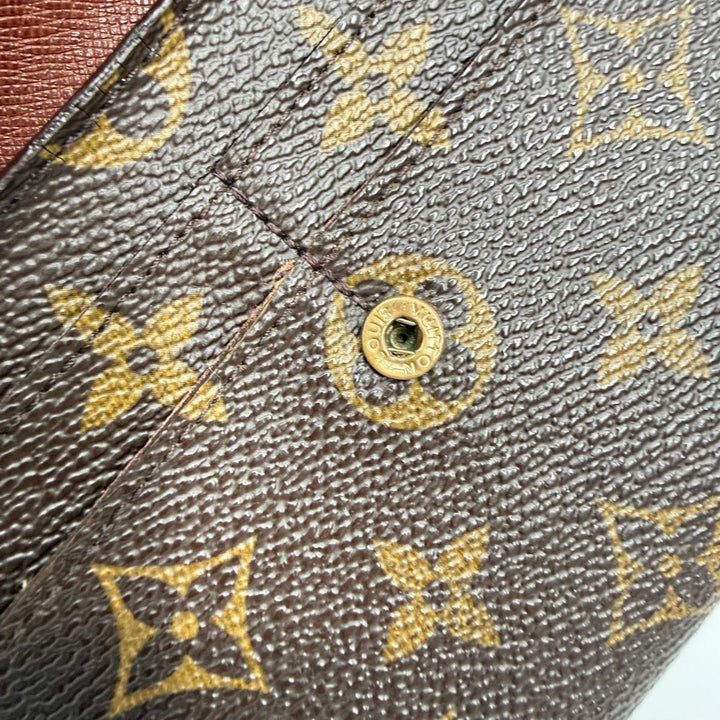 Louis Vuitton Vintage Sarah Brown Monogram Femme Wallet 8328 - Lux Central
