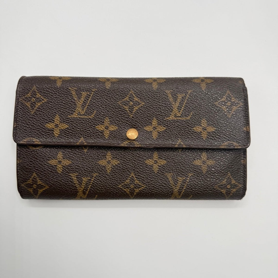 Louis Vuitton Vintage Sarah Brown Monogram Femme Wallet 8328 - Lux Central