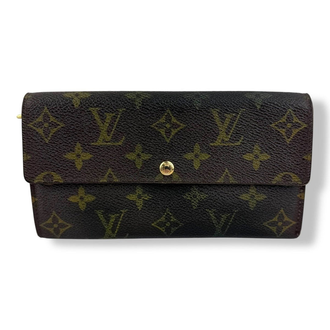 Louis Vuitton Vintage Sarah Brown Monogram Femme Wallet - Lux Central