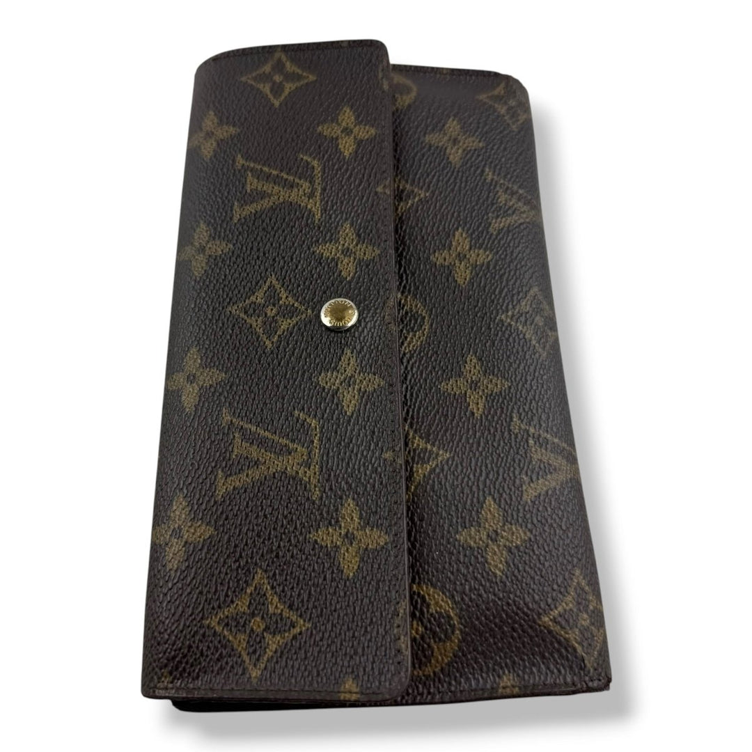 Louis Vuitton Vintage Trifold Brown Monogram Femme Wallet - Lux Central