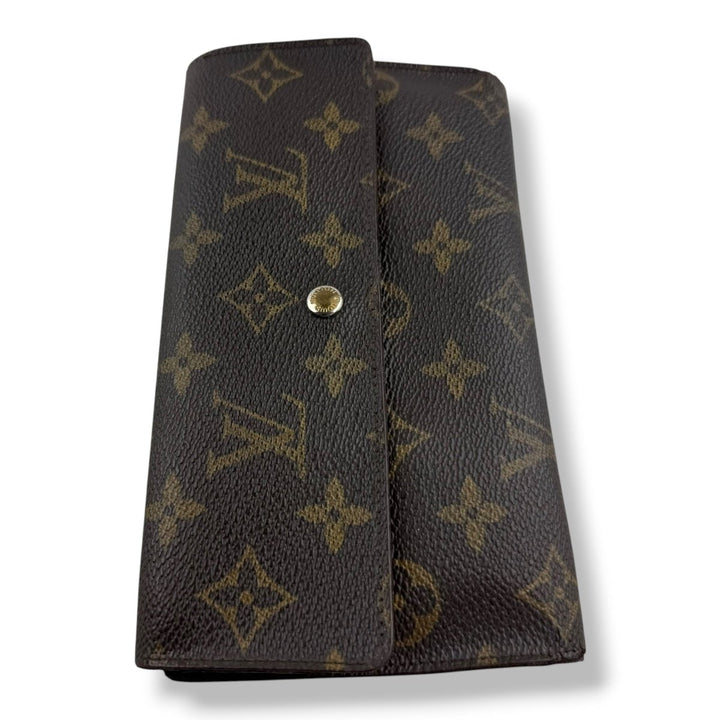 Louis Vuitton Vintage Trifold Brown Monogram Femme Wallet - Lux Central