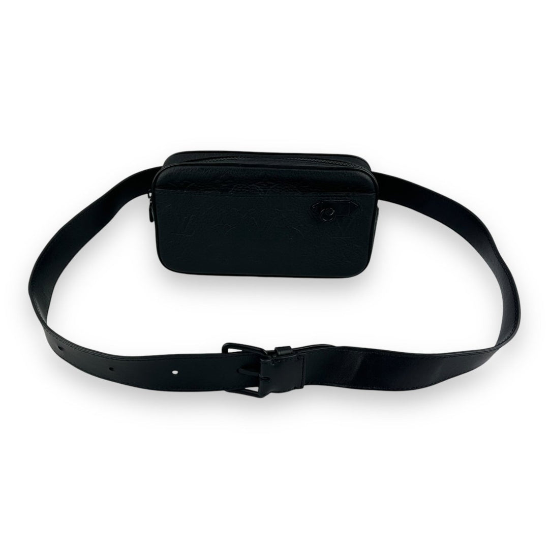 Louis Vuitton Volga Staff Black Monogram Belt Bag - Lux Central