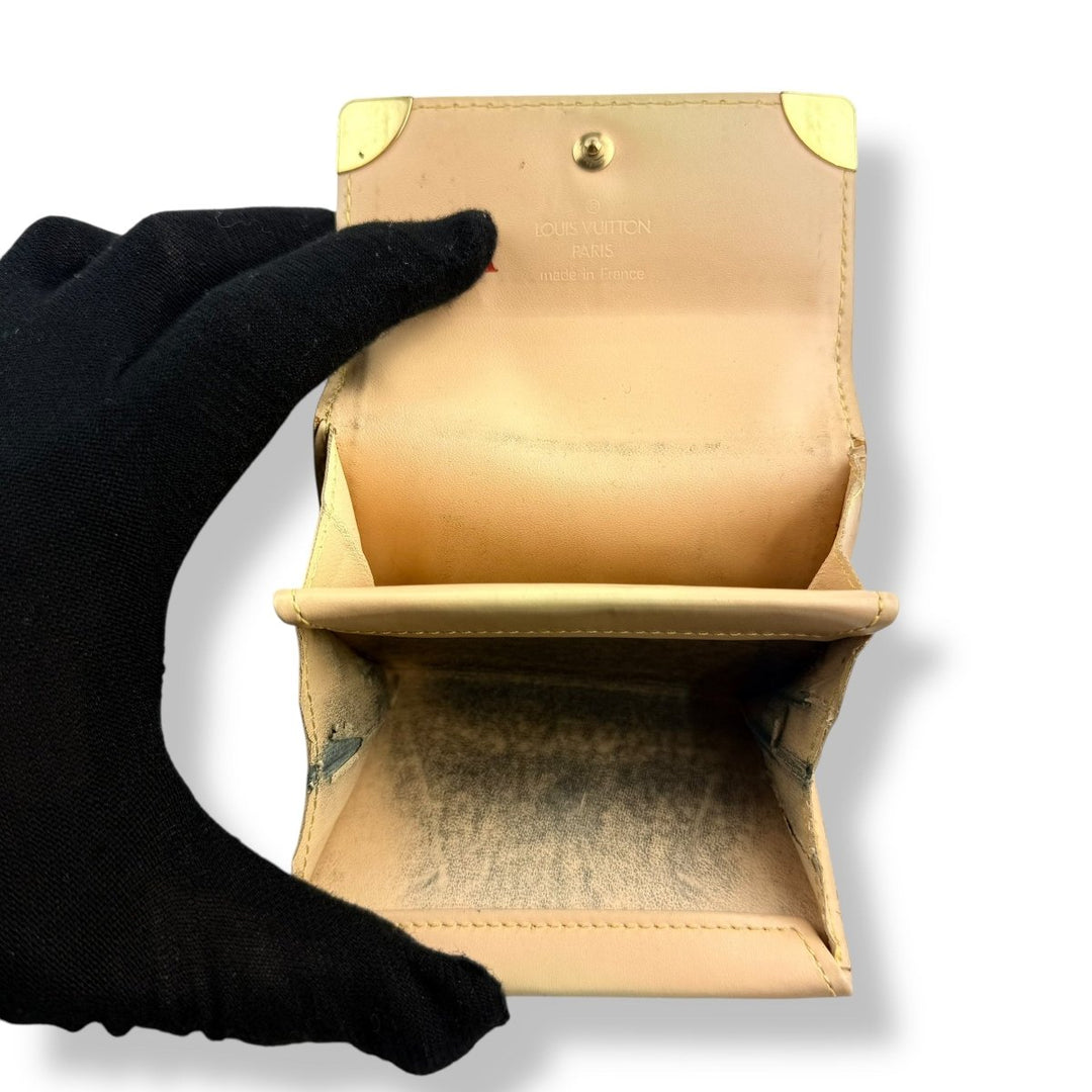 Louis Vuitton White Monogram Multicolour Coin Wallet - Lux Central