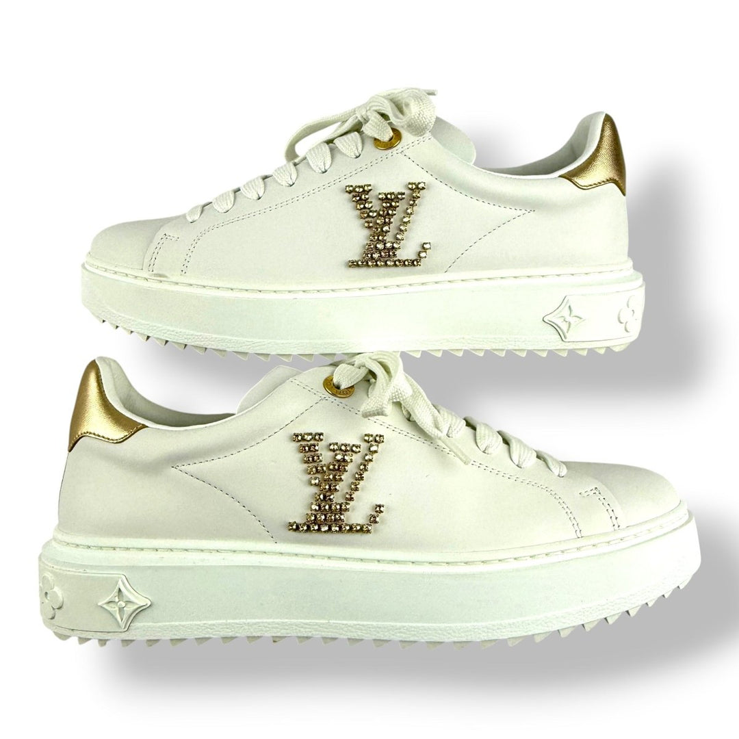 Louis Vuitton White Time Out LV UK 5 / EU 38 - Lux Central