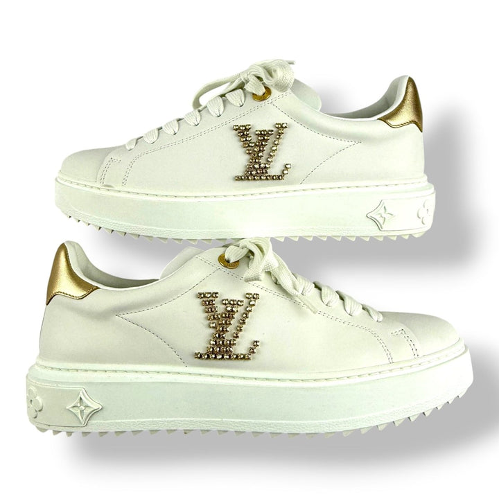 Louis Vuitton White Time Out LV UK 5 / EU 38 - Lux Central